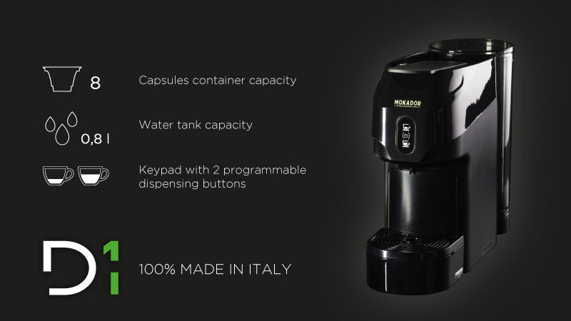 Espresso Machine D1 - Black €180 - fzinireland
