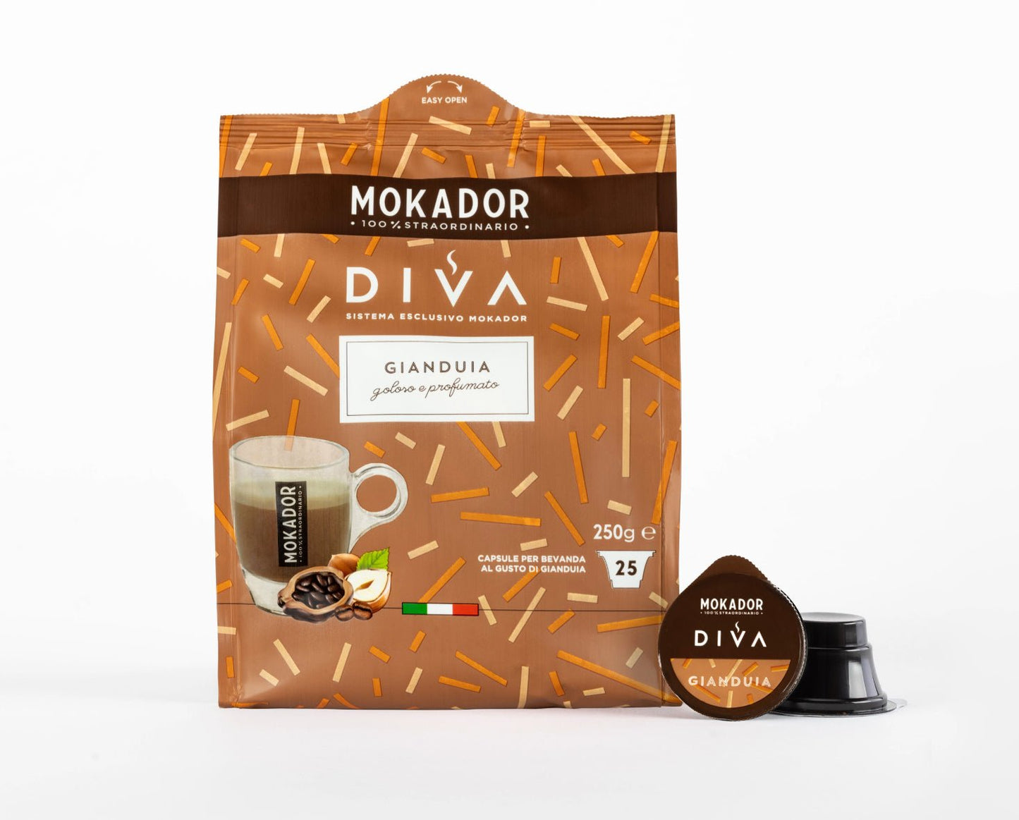 Diva Gianduia Chocolate Drink | Recyclable Capsules €42 (100 capsules) - fzinireland