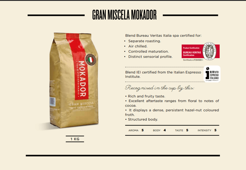 Gran Miscela Italian Coffee Beans Whole coffee beans for rich, authentic espresso Cork Coffee Beans, Dublin Coffee Beans, Ireland Best Coffee Beams store airtight to preserve rich espresso flavour fzinireland