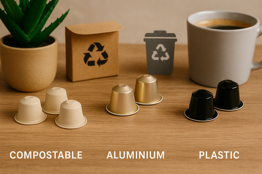 Compostable vs Aluminium & Plastic Capsules Consumer and Hotel Guide