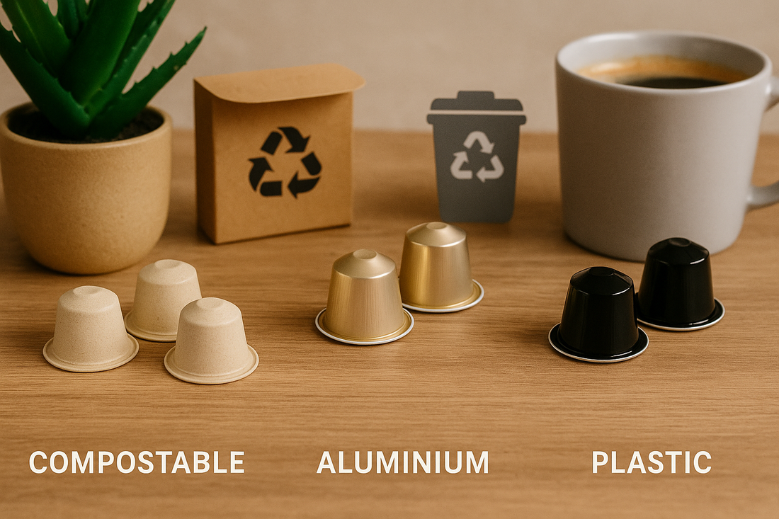 Compostable vs Aluminium & Plastic Capsules Consumer and Hotel Guide