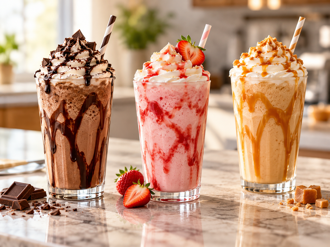 How to Make Café-Style Frappés, Milkshakes and Mochas at Home