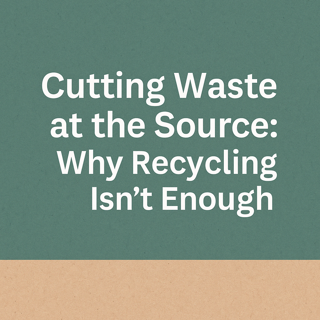 Cutting Waste at the Source Why Recycling Isn’t Enough