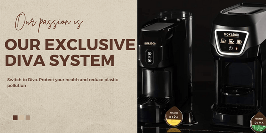 Our Espresso Machine with Compostable Capsules - Diva System - fzinireland