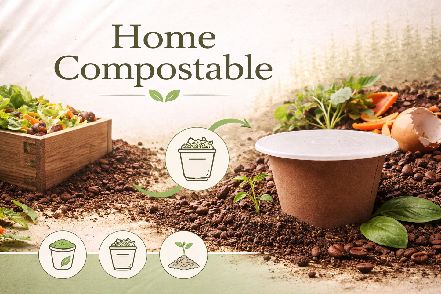 Most advanced Home Compostable coffee pod in Ireland by Fzin Coffee